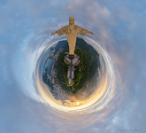 In front of the Christ the Redeemer Statue. Planet