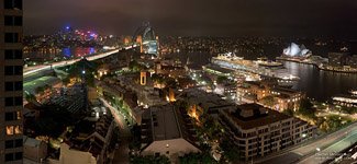 Sydney at night