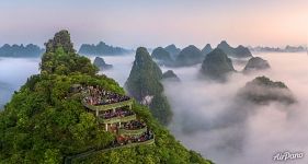 Observation deck in Guilin