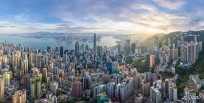 City view from Victoria Peak